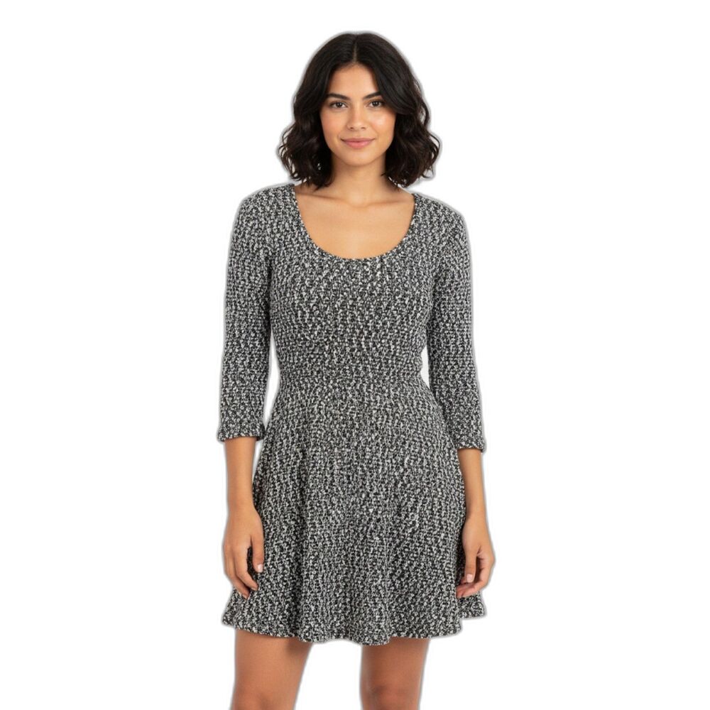 Urban Outfitters KIMCHI BLUE Knitted Sweater Fit & Flare Dress Size XS